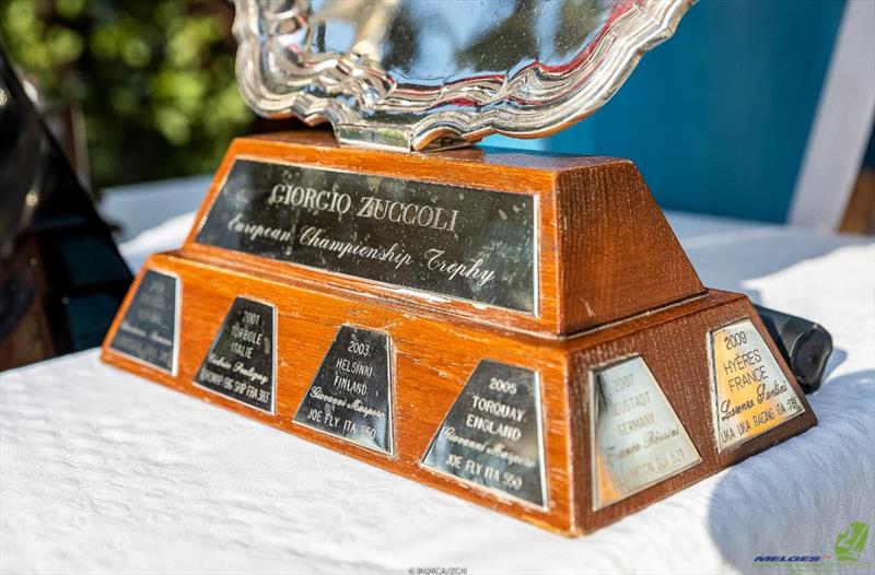 Giorgio Zuccoli's Melges 24 European Championship trophy photo copyright IM24CA | Zerogradinord taken at  and featuring the Melges 24 class