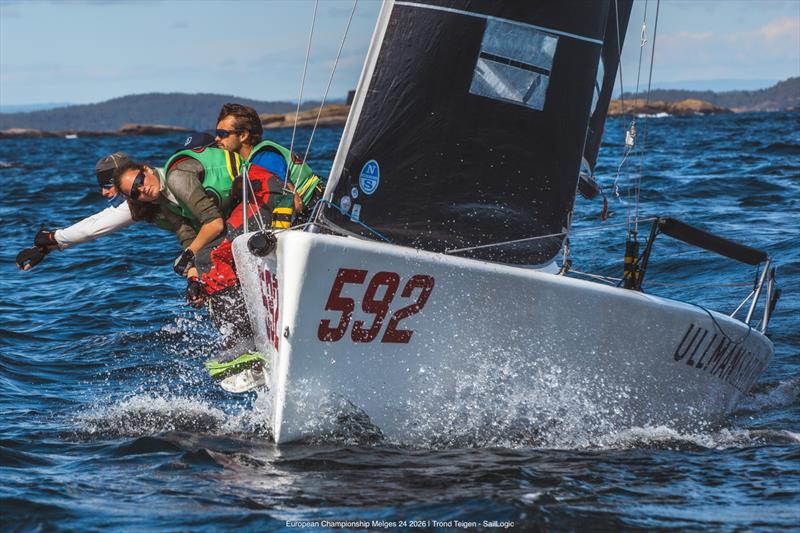 UNO S - NTNUI Sailing (NOR) by August Hanevik - 2026 Melges 24 European Championship in Tønsberg - Day 1 photo copyright Trond Teigen / SailLogic taken at  and featuring the Melges 24 class