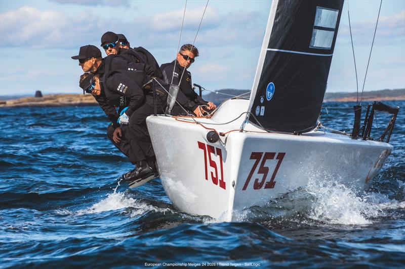 STORM CAPITAL (NOR) by Peder Jahre - 2026 Melges 24 European Championship in Tønsberg - Day 1 photo copyright Trond Teigen / SailLogic taken at  and featuring the Melges 24 class