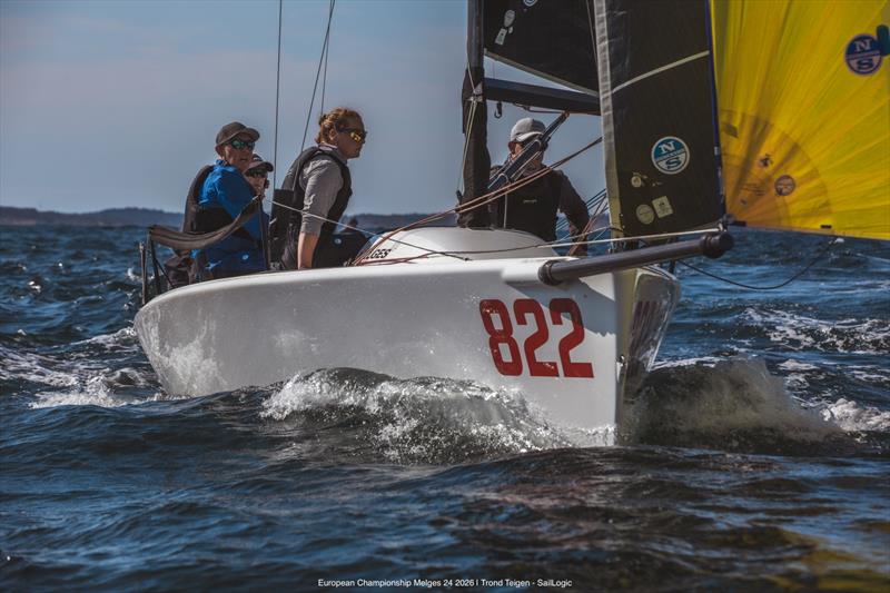 ADRENALINE (IRL) by Darren Wright - Melges 24 European Championship 2026 - Tønsberg, Norway  photo copyright Trond Teigen / SailLogic taken at  and featuring the Melges 24 class