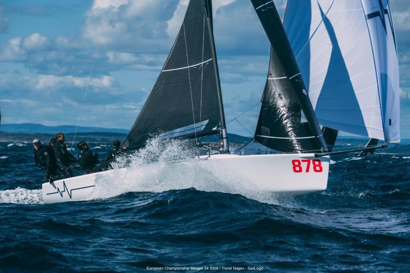 TAKI 5 (ITA) by Niccolo Bertola on day 3 of the Melges 24 European Championship 2026 - Tønsberg, Norway - photo © Trond Teigen / SailLogic