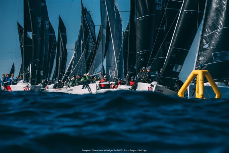 Racing on day 4 of the Melges 24 European Championship 2026 - Tønsberg, Norway - photo © Trond Teigen / SailLogic