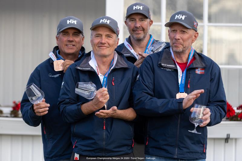 HELLY HANSEN II LISA (NOR 697) - Kristoffer Spone, Christen Horn Johannessen, Borre Hekk Paulsen, Sigurd Paulsen  - Corinthian Bronze at the Melges 24 European Championship 2026 - Tønsberg, Norway - photo © Trond Teigen / SailLogic