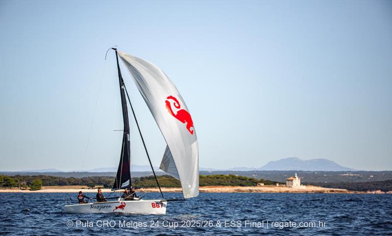 RAZJAREN CRO867 by Ante Cesic at the final event of the Melges 24 European Sailing Series 2026 - Marina Polesana, Pula - photo © regate.com.hr