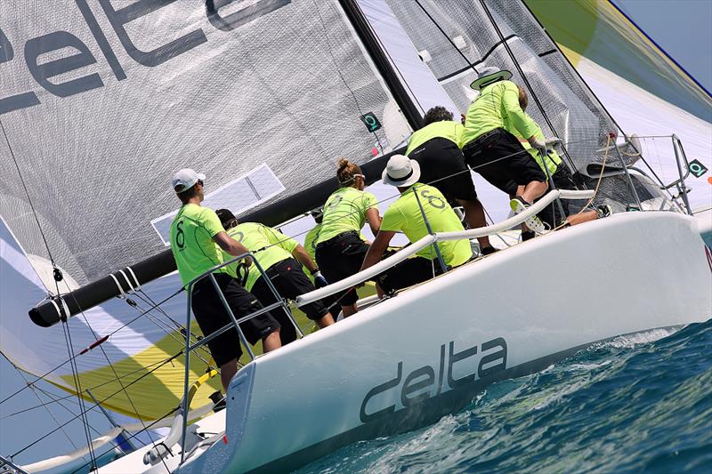 Dalton DeVos' Delta on day 2 of the 2014 Melges 32 Miami Spring Challenge - photo © JOY / International Melges 32 Class Association