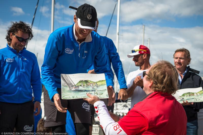 Matteo Balestrero's Giogi team win the Melges 32 Sailing Series at Porto Ercole photo copyright Barracuda Communications taken at  and featuring the Melges 32 class