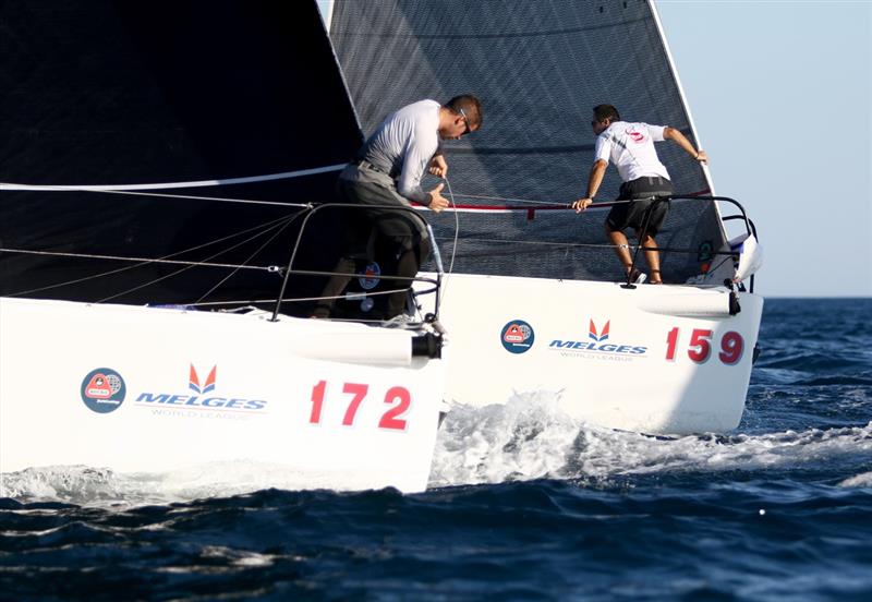 2017 Melges 32 Worlds at Cala Galera, Italy day 1 photo copyright Max Ranchi / www.maxranchi.com taken at Circolo Nautico e della Vela Argentario and featuring the Melges 32 class