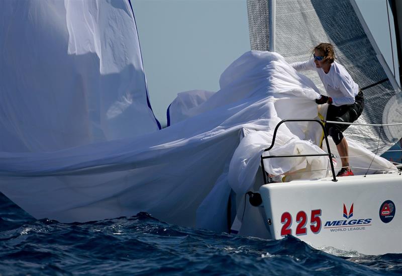 2017 Melges 32 Worlds at Cala Galera, Italy day 2 photo copyright Max Ranchi / www.maxranchi.com taken at Circolo Nautico e della Vela Argentario and featuring the Melges 32 class