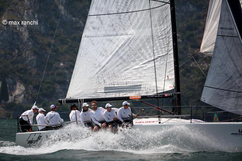 Melges 32 World League at Riva del Garda day 2 photo copyright Max Ranchi / www.maxranchi.com taken at Fraglia Vela Riva and featuring the Melges 32 class