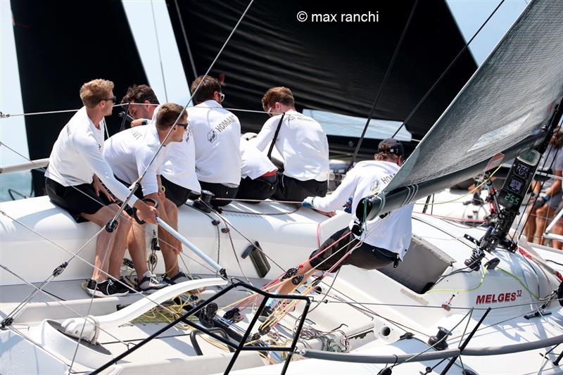 2020 Melges World League in Malcesine day 2 photo copyright Max Ranchi / www.maxranchi.com taken at Fraglia Vela Malcesine and featuring the Melges 32 class