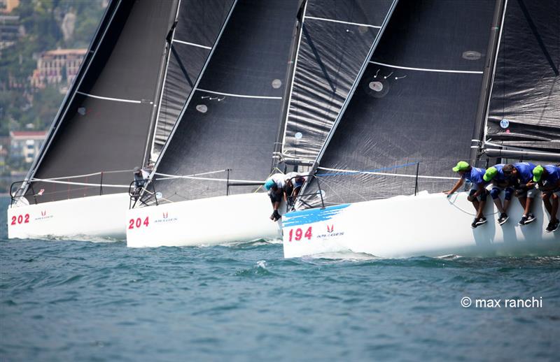 2020 Melges World League in Malcesine day 2 photo copyright Max Ranchi / www.maxranchi.com taken at Fraglia Vela Malcesine and featuring the Melges 32 class