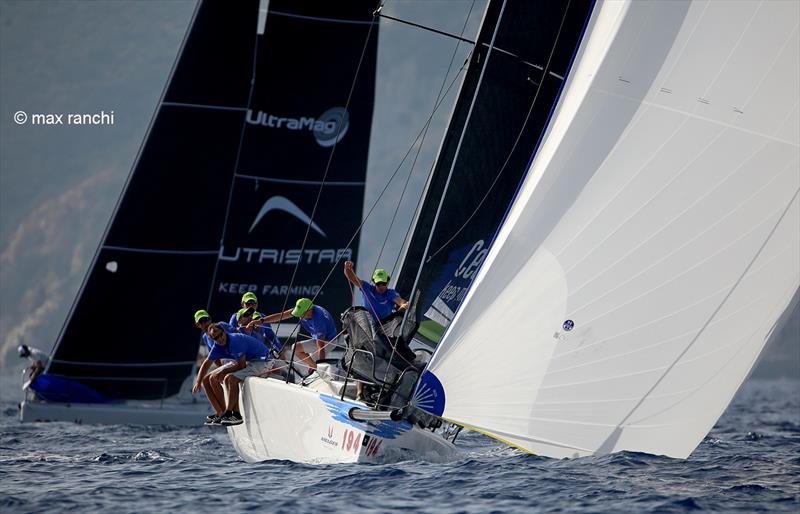 Melges 32 World League in Villasimius, Sardinia day 1 photo copyright Max Ranchi / www.maxranchi.com taken at  and featuring the Melges 32 class