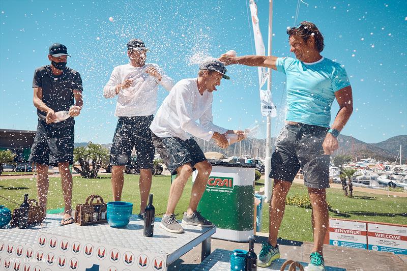 Melges 32 World League in Villasimius, Sardinia prize giving - photo © MWL / Felix Diemer