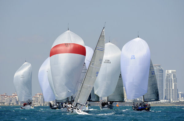 Miami Grand Prix day 1 photo copyright Rick Tomlinson / www.rick-tomlinson.com taken at  and featuring the Melges 32 class