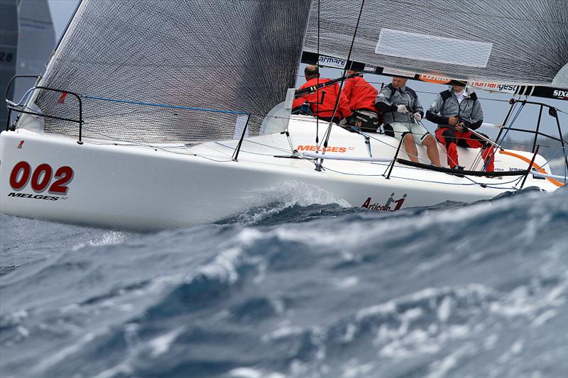 Melges 32 East Coast Championship day 3 photo copyright JOY / International Melges 32 Class Association taken at Sailfish Club of Florida and featuring the Melges 32 class