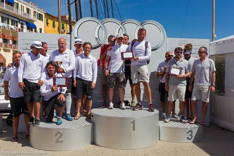 2013 Melges 32 Audi Sailing Series, Event 3, Day 3 photo copyright Carlo Borlenghi / BPSE taken at Lega Navale Italiana Portoferraio and featuring the Melges 32 class