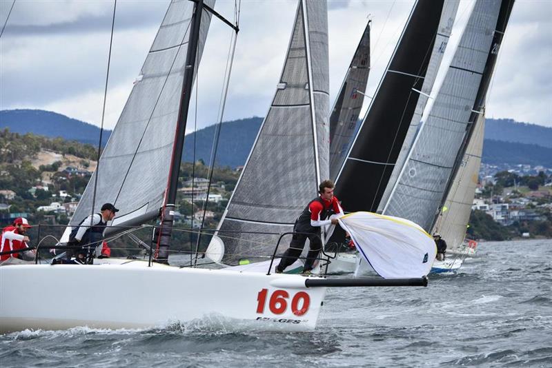 Crusader,  a Melges 32 new to Hobart,  had one win during the Crown Series Bellerive Regatta photo copyright Jane Austin taken at Bellerive Yacht Club and featuring the Melges 32 class