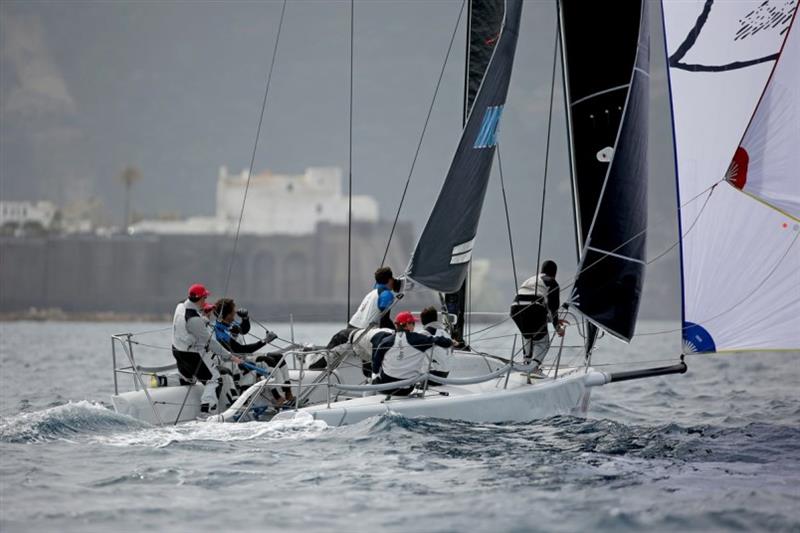 Melges 32 World League Round 1 at Forio d'Ischia photo copyright Max Ranchi taken at  and featuring the Melges 32 class