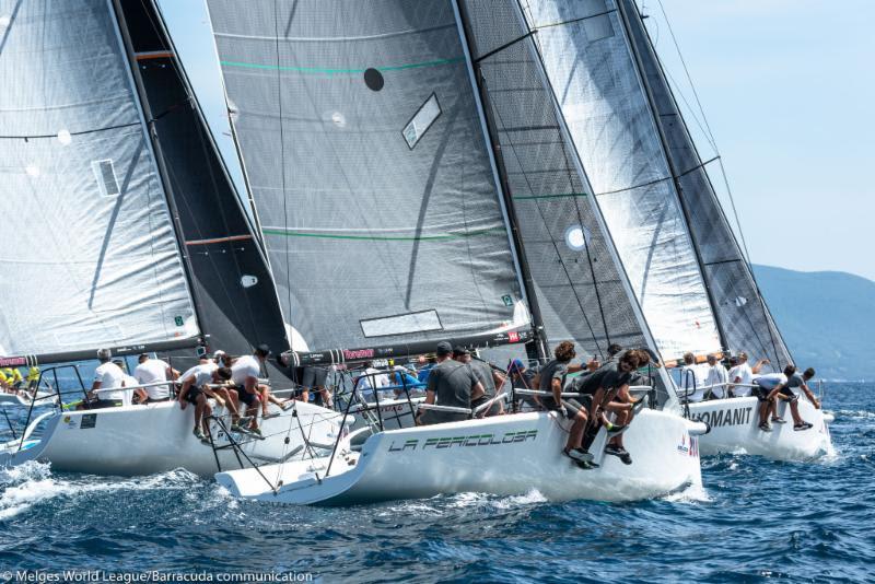 2018 Melges 32 World League, European Division - Scarlino, Christian Schwoerer - LA PERICOLOSA photo copyright Melges World League / Barracuda Communication taken at  and featuring the Melges 32 class