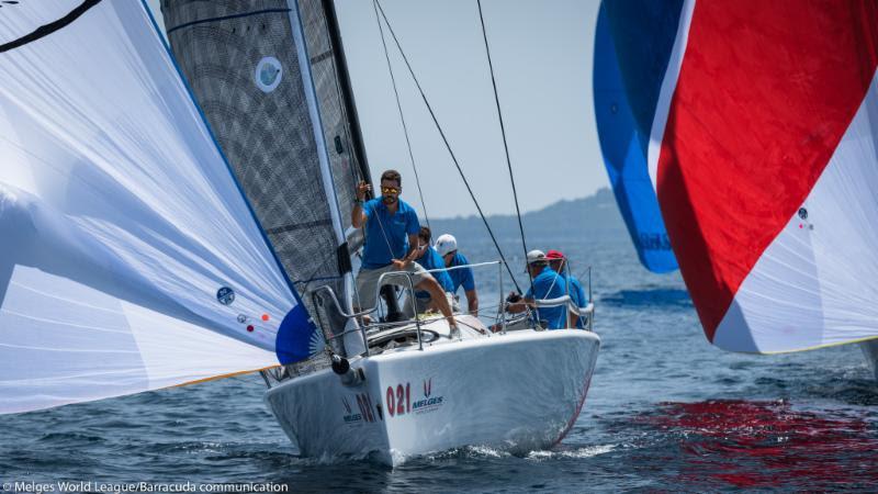 2018 Melges 32 World League, European Division - Scarlino, Vincenzo Onorato - MASCALZONE LATINO photo copyright Melges World League / Barracuda Communication taken at  and featuring the Melges 32 class