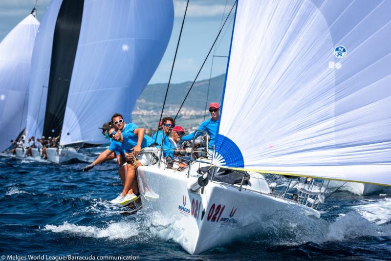 2018 Melges 32 World League, European Division – Cagliari - Vincenzo Onorato, Mascalzone Latino photo copyright Melges World League / Barracuda Communication taken at Yacht Club Cagliari and featuring the Melges 32 class