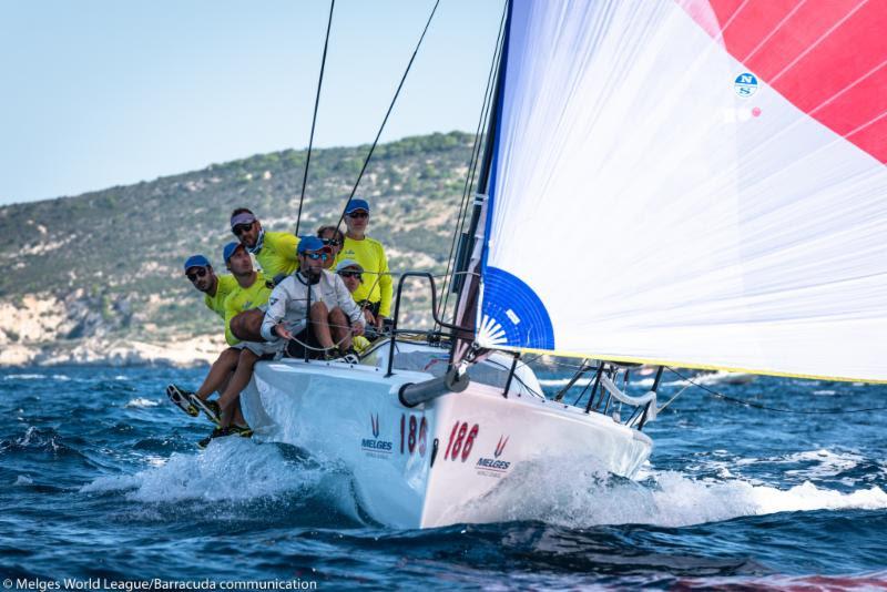 2018 Melges 32 World League, European Division – Cagliari - Martin Rientjes, Capirinha photo copyright Melges World League / Barracuda Communication taken at Yacht Club Cagliari and featuring the Melges 32 class