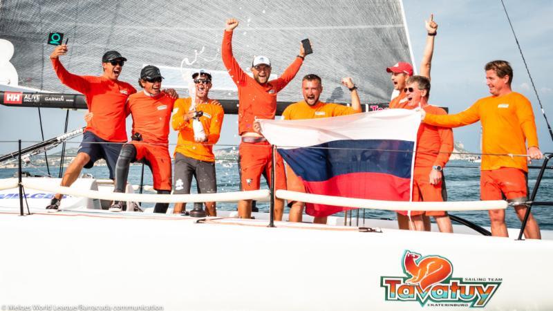 2018 Melges 32 World Champion - Pavel Kuznetsov, TAVATUY photo copyright Melges World League / Barracuda Communication taken at Yacht Club Cagliari and featuring the Melges 32 class