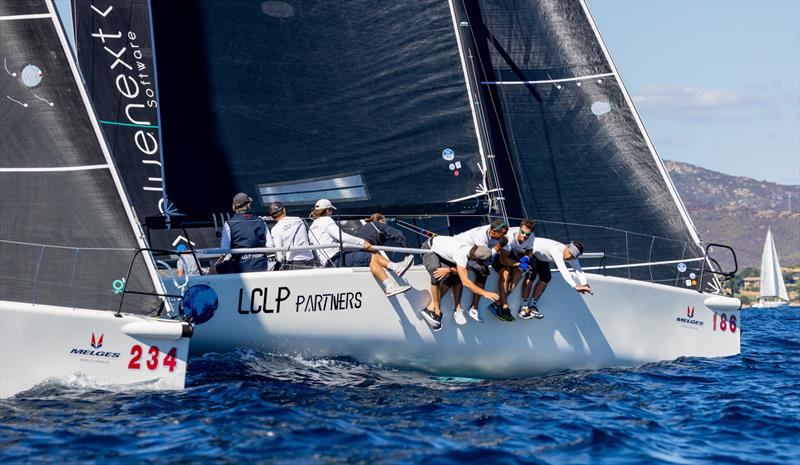 Melges 20 and Melges 32 Worlds at Puntaldia, Sardinia day 3 photo copyright Enfant Terrible / Zerogradinord taken at  and featuring the Melges 32 class