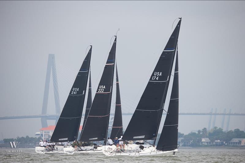 One of 18 Classes participating across six courses, the Melges 32 Class is alive and well at Charleston Race Week 2025 at Patriots Point - photo © Tim Wilkes Photography / timwilkes.com