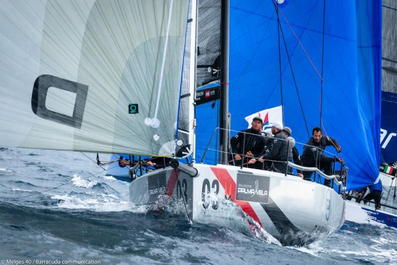 Dynamiq Synergy - 2018 Sail Racing PalmaVela - Day 4 photo copyright Melges 40 / Barracuda Communication taken at Real Club Náutico de Palma and featuring the Melges 40 class