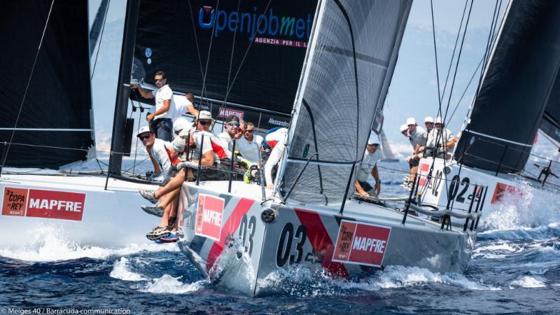 Melges 40 Grand Prix, Copa del Rey Mapfre 2018 - Valentin Zavadnikov, DYNAMIQ SYNERGY SAILING TEAM photo copyright Melges 40 / Barracuda Communication taken at  and featuring the Melges 40 class