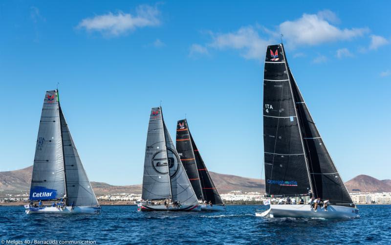 2018 Lanzarote Melges 40 Grand Prix photo copyright Melges 40 / Barracuda Communication taken at  and featuring the Melges 40 class