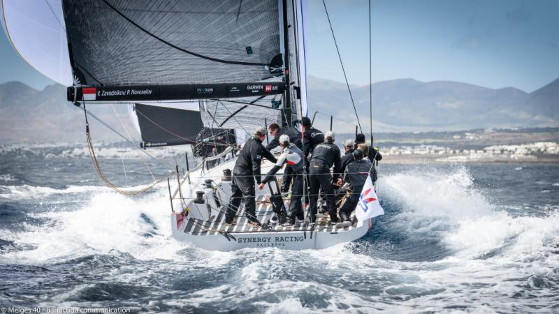 2018 Lanzarote Melges 40 Grand Prix - Valentin Zavadnikov, Dynamiq Synergy - photo © Melges 40 / Barracuda Communication