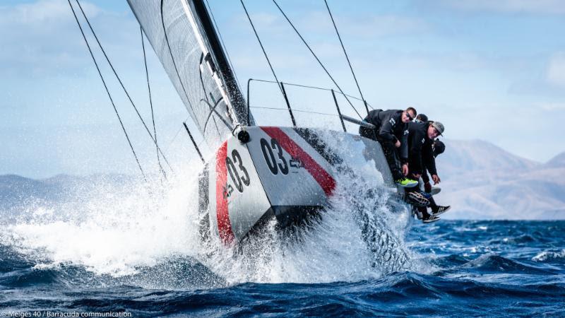2018 Lanzarote Melges 40 Grand Prix - Valentin Zavadnikov, DYNAMIQ SYNERGY photo copyright Melges 40 / Barracuda Communication taken at  and featuring the Melges 40 class