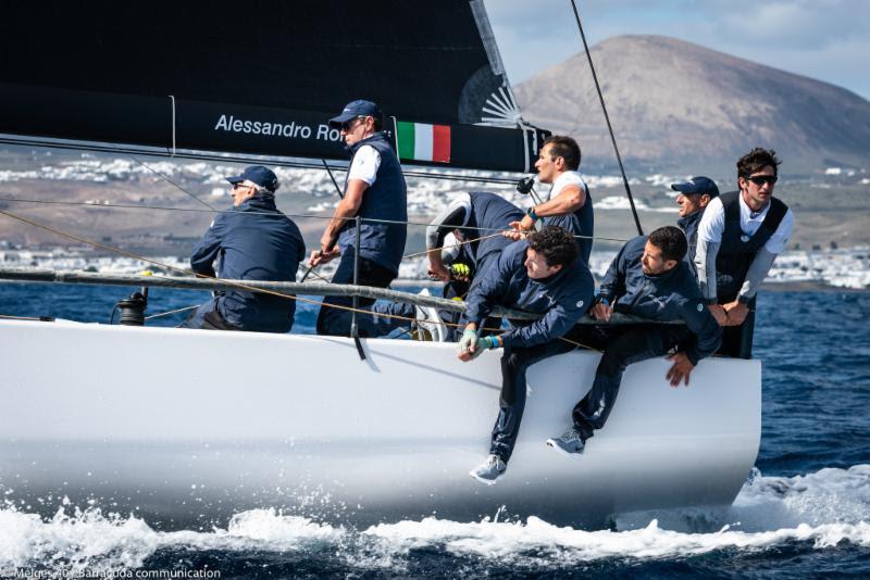 2018 Lanzarote Melges 40 Grand Prix photo copyright Melges 40 / Barracuda Communication taken at  and featuring the Melges 40 class