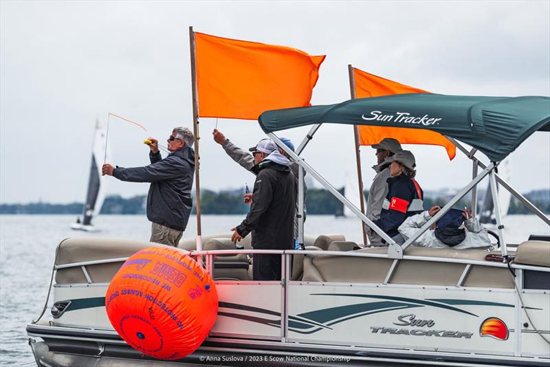 2023 E Scow Nationals, day 2 photo copyright Anna Suslova taken at Mendota Yacht Club and featuring the Melges E Scow class