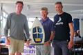 Ed Bradburn and Johny Coates with Alatair Reid (Rear Commodore) - HD Sails Midland Circuit event at Blithfield © BSC