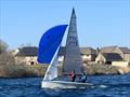 Chris Jennings and Pete Nicholson third overall in the Merlin Rocket Silver Tiller and SW Series event at South Cerney © Paul Kimmens