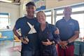 Mike and Jane Clavert, overall winners - Craftinsure Merlin Rocket Silver Tiller and HD Midland Circuit at Mumbles © Rach Meddick