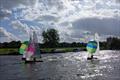 Gusty conditions - Merlin Rockets at Hampton © George Bell
