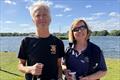Rob Cage and Nicola Scaddan, second overall - Merlin Rocket Craftinsure Vintage and Classic series at Fishers Green &copy; Angie Meyer