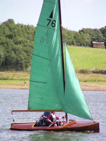 Merlin Rocket no. 76 during the CVRDA regatta at Bowmoor photo copyright David Rollinson taken at Bowmoor Sailing Club and featuring the Merlin Rocket class