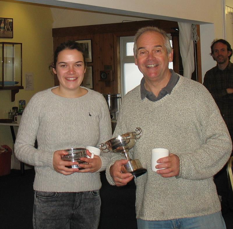 John and Olivia Bell win the Sondown Cup and Elizabeth Bowl at Tamesis photo copyright John Dunkley taken at Tamesis Club and featuring the Merlin Rocket class