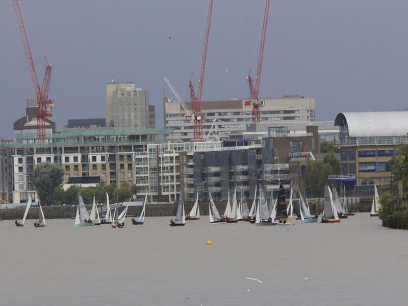 Final Thames Series meeting of 2013 at Ranelagh photo copyright Peter Wilson taken at Ranelagh Sailing Club and featuring the Merlin Rocket class