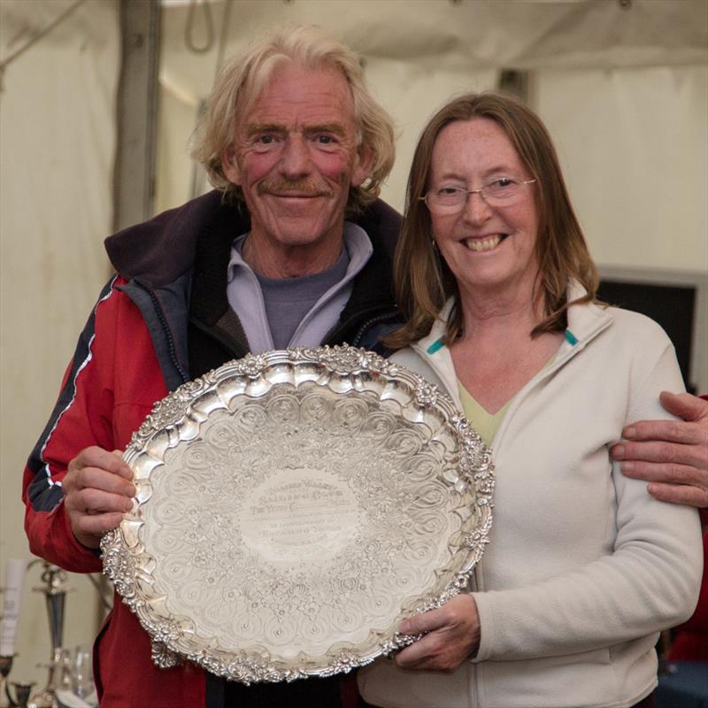 Laurie and Vanessa receive the Yves Challenge Plate at Bourne End Week - photo © Tony Ketley