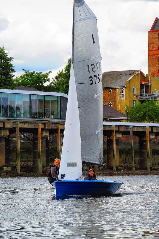 Merlin Rocket Downriver Race at Ranelagh  photo copyright Paul Markart taken at Ranelagh Sailing Club and featuring the Merlin Rocket class