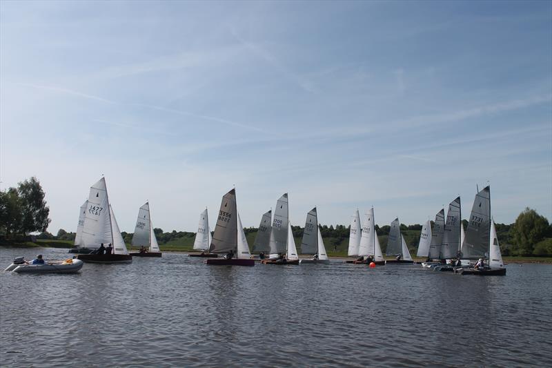 Racing at Bourne End Week 2014 photo copyright Debbie Kite taken at Upper Thames Sailing Club and featuring the Merlin Rocket class