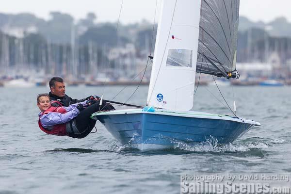 Zhik Poole Week day 2 photo copyright David Harding / www.sailingscenes.com taken at Parkstone Yacht Club and featuring the Merlin Rocket class