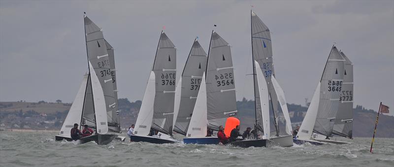 Day 3 of the Selden Merlin Rocket Nationals at Whitstable photo copyright Alex Cheshire taken at Whitstable Yacht Club and featuring the Merlin Rocket class