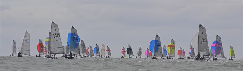 Day 3 of the Selden Merlin Rocket Nationals at Whitstable photo copyright Alex Cheshire taken at Whitstable Yacht Club and featuring the Merlin Rocket class